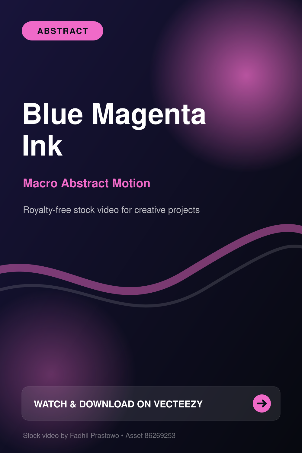 Blue and magenta ink dispersing in water